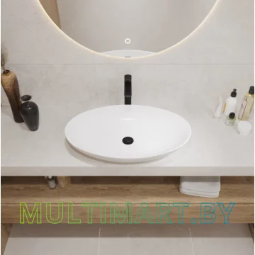 Умывальник Lauter 21571 (клапан 21190B + сифон 21635B, черный матовый) картинка 3